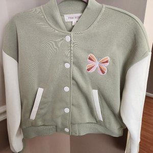 Green butterfly jacket